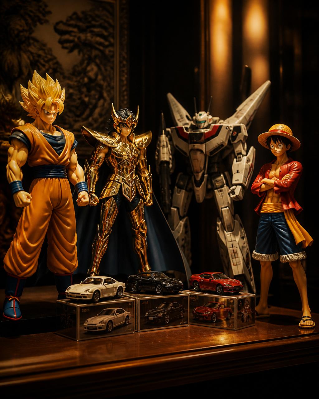 Cajas de figuras de colección japonesas